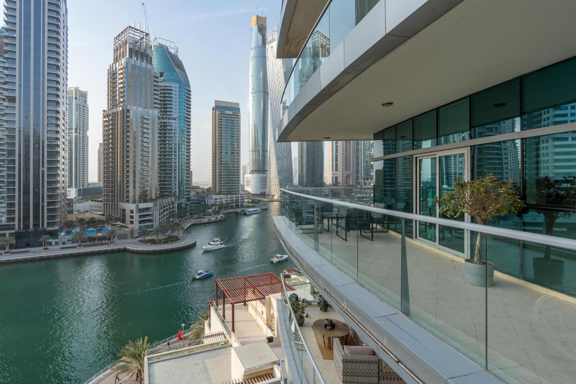 Vacay Lettings - Full Marina View 3 Bedroom Plus Maid Room 迪拜 外观 照片