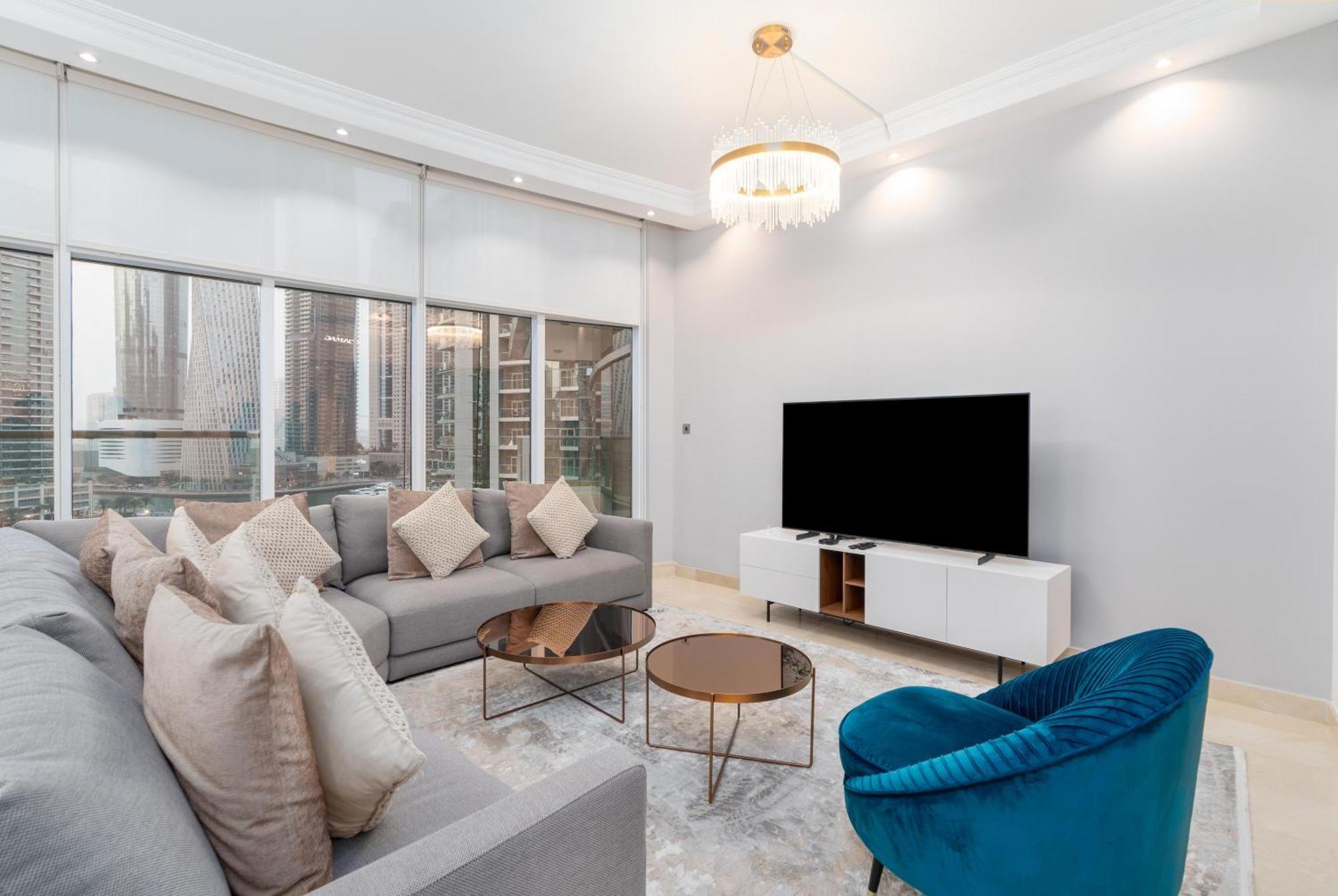 Vacay Lettings - Full Marina View 3 Bedroom Plus Maid Room 迪拜 外观 照片