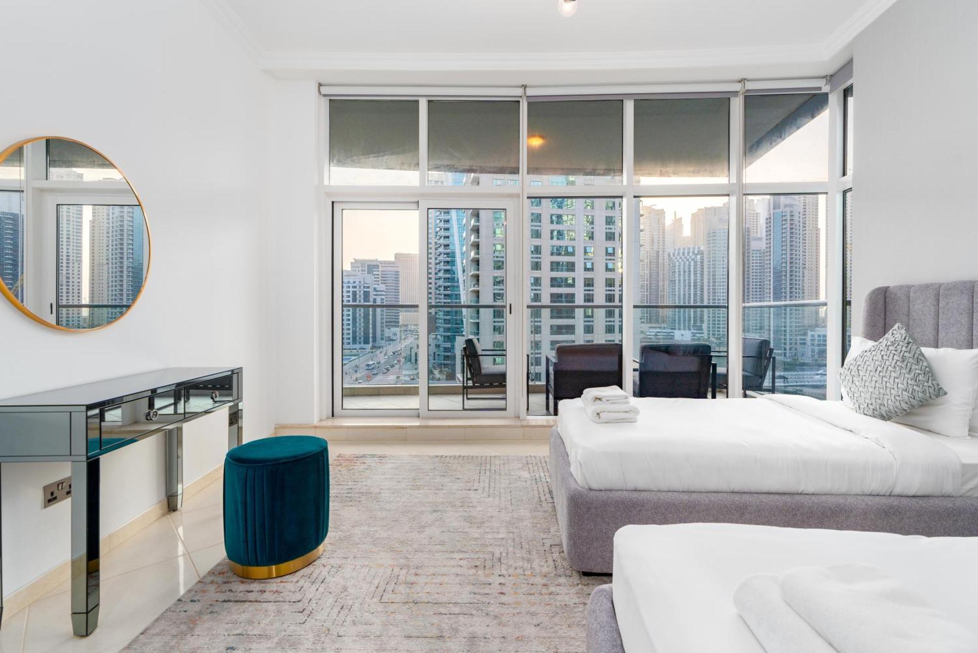 Vacay Lettings - Full Marina View 3 Bedroom Plus Maid Room 迪拜 外观 照片