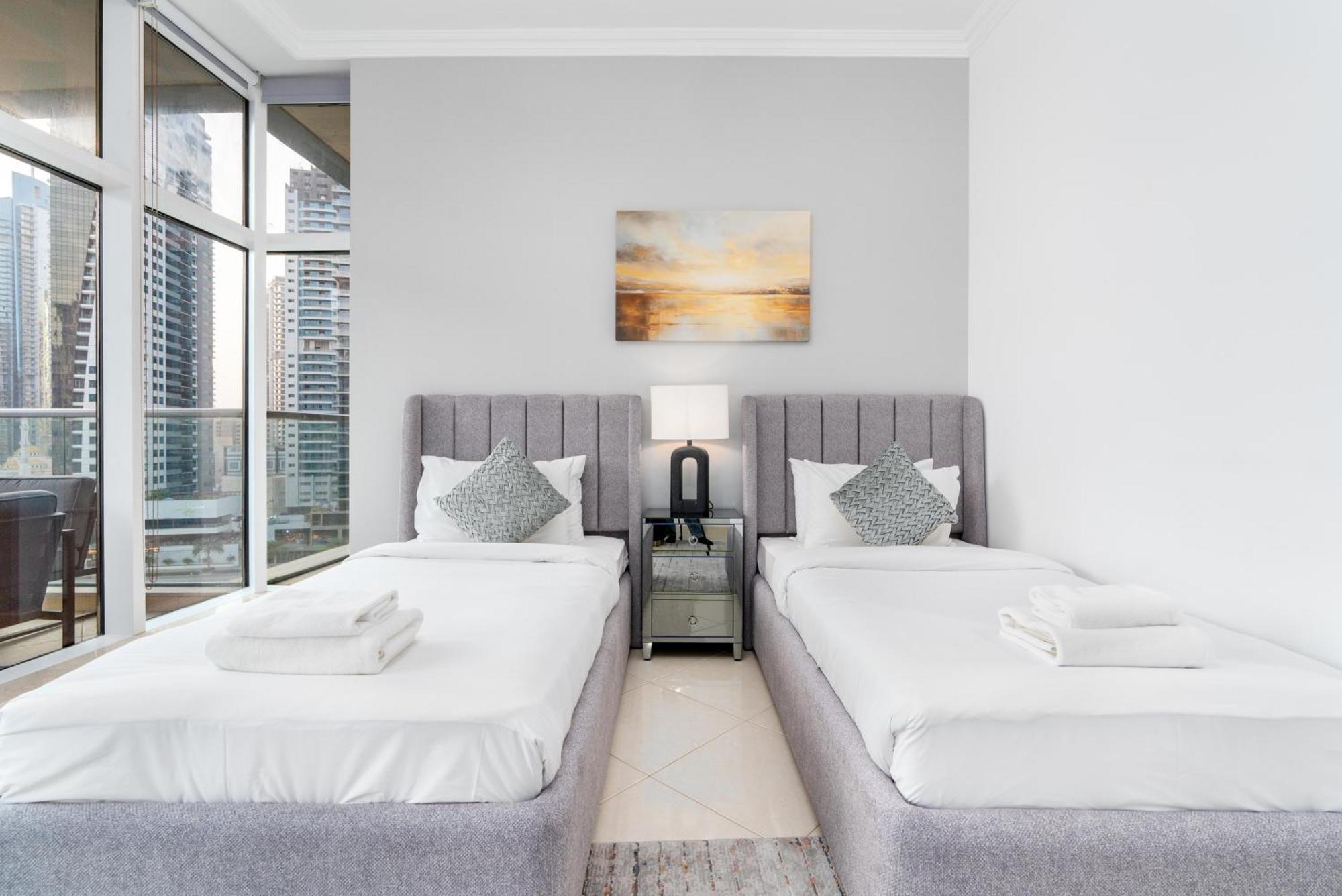 Vacay Lettings - Full Marina View 3 Bedroom Plus Maid Room 迪拜 外观 照片