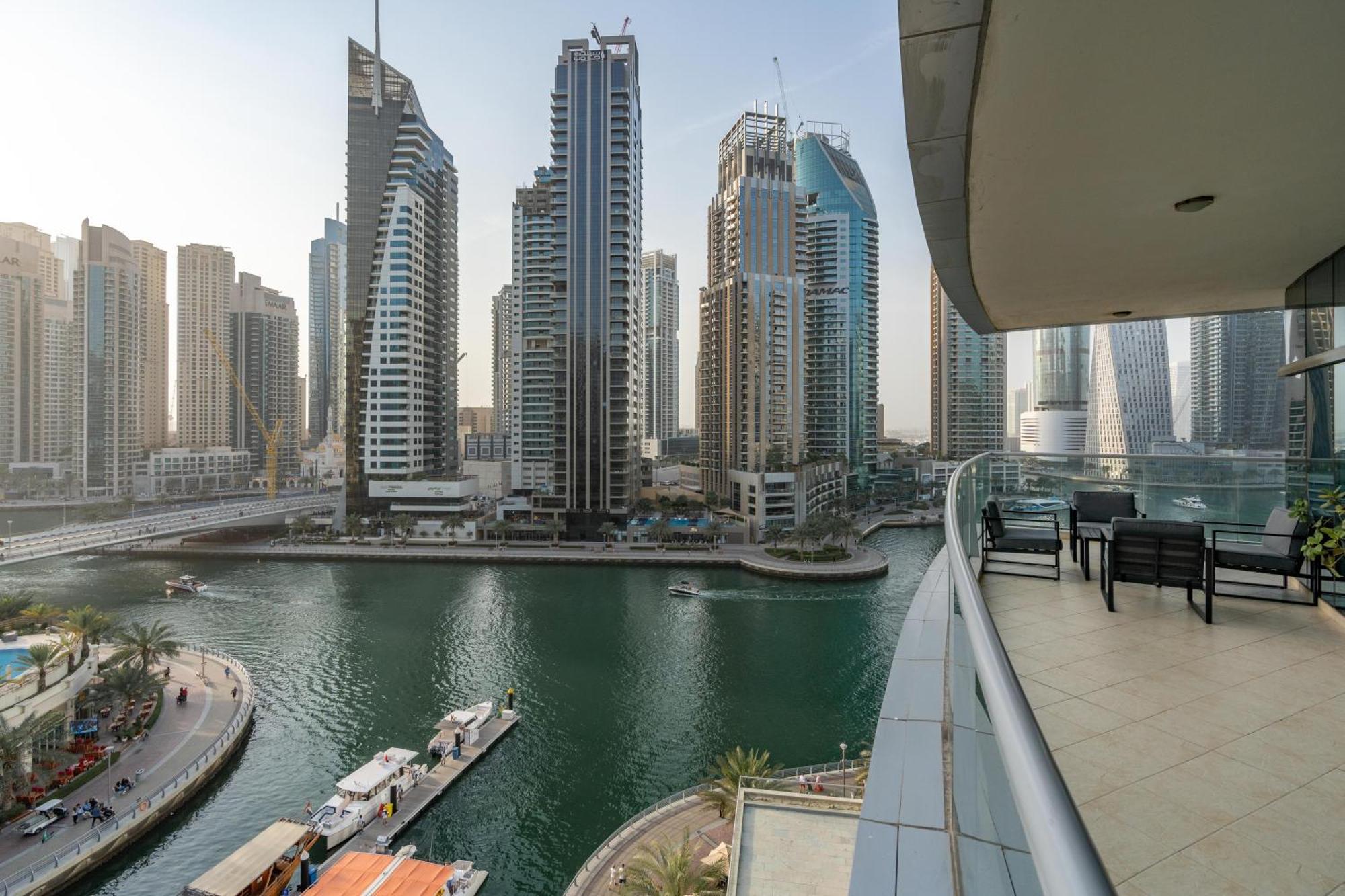 Vacay Lettings - Full Marina View 3 Bedroom Plus Maid Room 迪拜 外观 照片