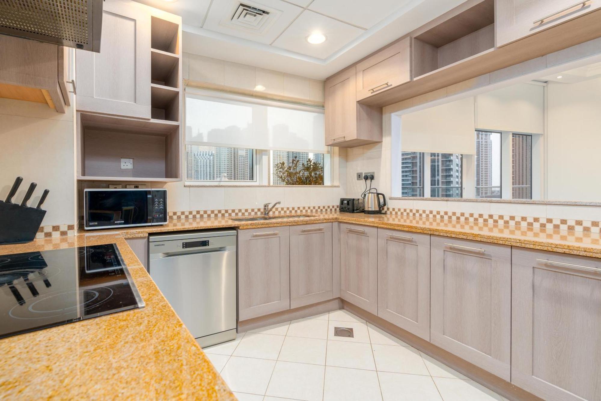 Vacay Lettings - Full Marina View 3 Bedroom Plus Maid Room 迪拜 外观 照片